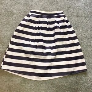 Pricedrop*High Waisted  Stripped Flare Skirt